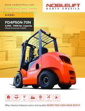 Chariots élevateurs frontaux diesel Noblelift FD4P70N