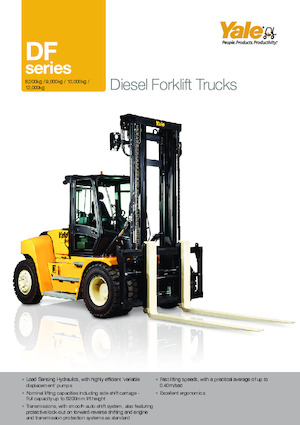 Chariots élevateurs frontaux diesel Yale GDP100DF