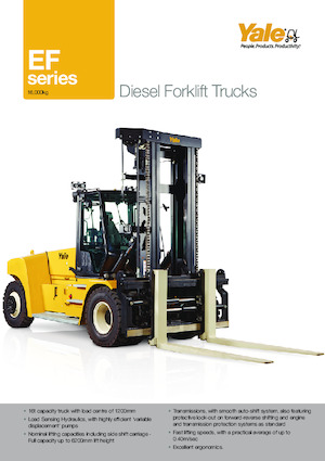 Chariots élevateurs frontaux diesel Yale GDP160EF12