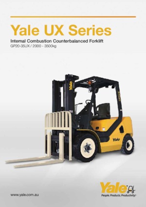 Chariots élevateurs frontaux diesel Yale GDP30UX