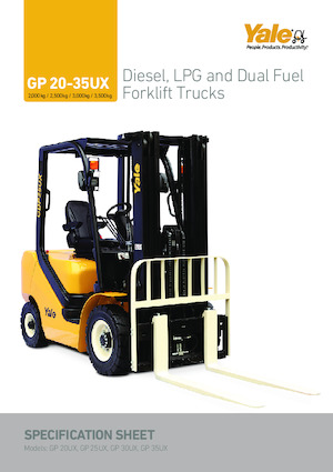 Chariots élevateurs frontaux diesel Yale GP20UX