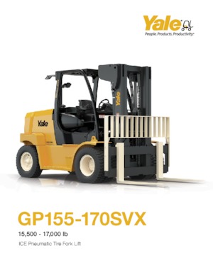 Chariots élevateurs frontaux diesel Yale GP170SVX