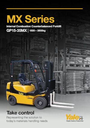 Chariots élevateurs frontaux diesel Yale GTP15MX