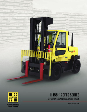 Chariots élevateurs frontaux diesel Hyster H155FTS