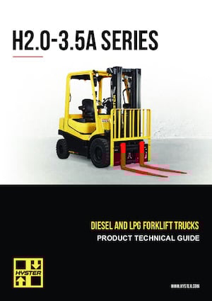 Chariots élevateurs frontaux diesel Hyster H2.5A