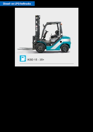 Chariots élevateurs frontaux diesel Baoli KBD 20+ EU5