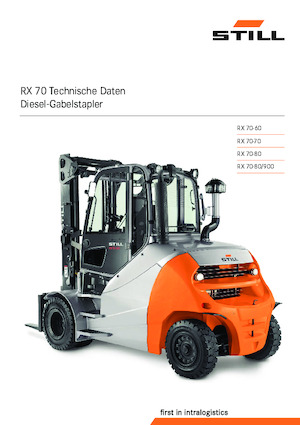 Chariots élevateurs frontaux diesel Still RX 70-80