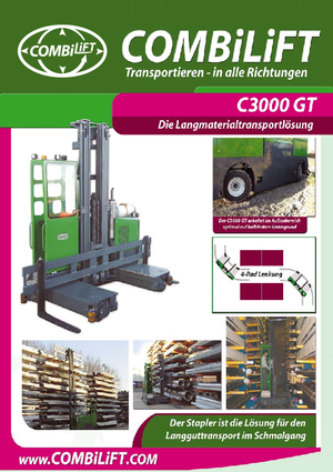 Chariots élévateurs électriques multidirectionnels Combi-Lift C 3000 GT