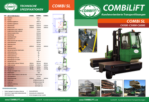 Chariots élévateurs latéraux diesel Combi-Lift C 6000 SL
