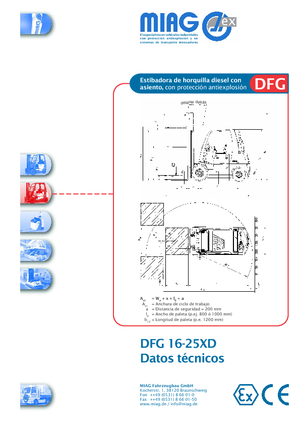 Chariots élévateurs diesel antidéflagrants Miag DFG 40 XD