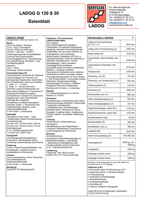 Véhicules communaux multi-usages à diesel diesel Ladog G 129 S 20 E5