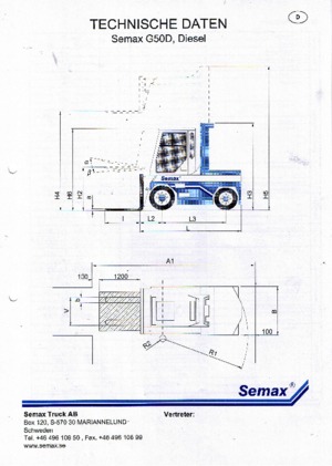 Chariot Élévateur Télescopique Semax G 50 L-D