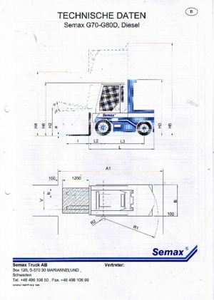 Chariot Élévateur Télescopique Semax G 70 L-D