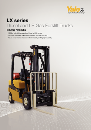 Chariots élevateurs frontaux diesel Yale GDP 20 LX