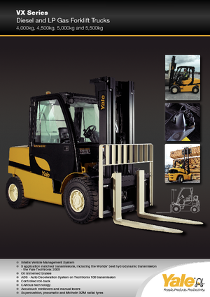 Chariots élevateurs frontaux diesel Yale GDP 50VX Value