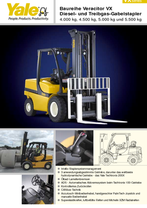 Chariots élevateurs frontaux diesel Yale GDP 40 VX 5