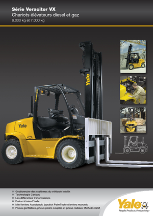 Chariots élevateurs frontaux diesel Yale GDP 60VX Base