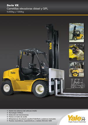 Chariots élevateurs frontaux diesel Yale GDP 60VX Base