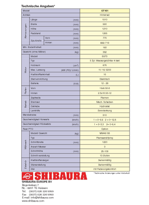 Véhicules communaux multi-usages à diesel diesel Shibaura GT 161