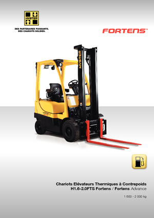 Chariots élevateurs frontaux diesel Hyster H1.6FT