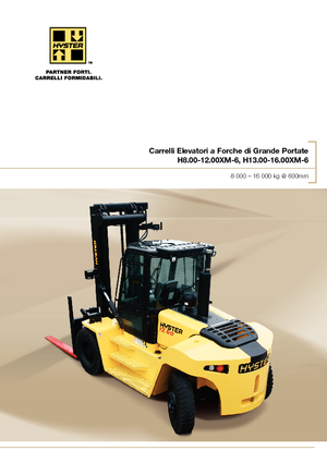 Chariots élevateurs frontaux diesel Hyster H12.00XM 6