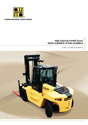 Chariots élevateurs frontaux diesel Hyster H12.00XM 6