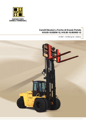 Chariots élevateurs frontaux diesel Hyster H16.00XM 12