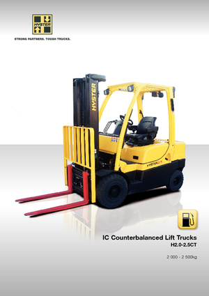 Chariots élevateurs frontaux diesel Hyster H2.5XT