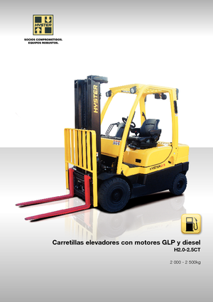 Chariots élevateurs frontaux diesel Hyster H2.5XT