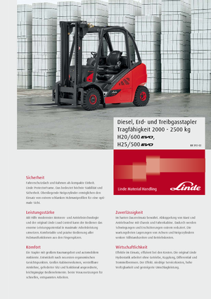 Chariots élévateurs diesel antidéflagrants Linde H20/600D