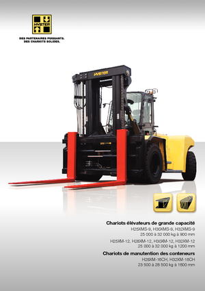 Chariots élevateurs frontaux diesel Hyster H30XM 12