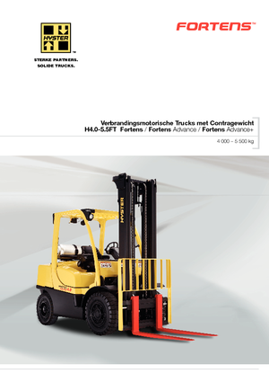 Chariots élevateurs frontaux diesel Hyster H5.0FT