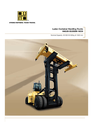 Chariots élevateurs frontaux diesel Hyster H40.00XM 16CH