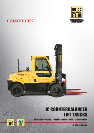 Chariots élevateurs frontaux diesel Hyster H9.0FT 6