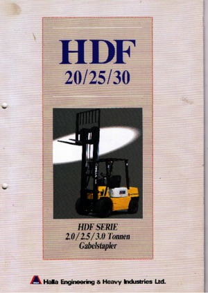 Chariots élevateurs frontaux diesel Halla HDF 20