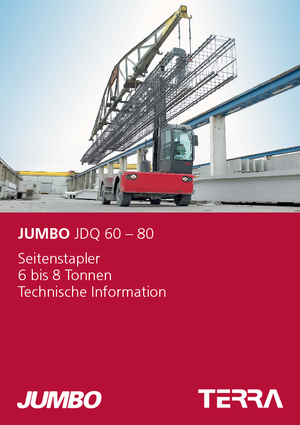 Chariots élévateurs latéraux diesel Jumbo JDQ 80/14