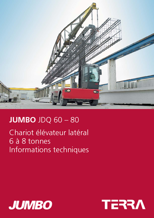 Chariots élévateurs latéraux diesel Jumbo JDQ 60/14