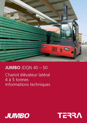 Chariots élévateurs latéraux diesel Jumbo JDQN 50/14