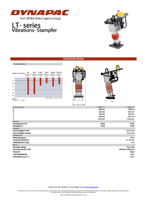 Pilonneuses à essence et diesel Dynapac LT 800 11