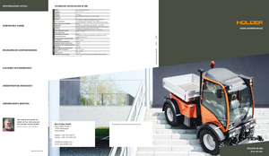 Véhicules communaux multi-usages à diesel diesel Holder M 480