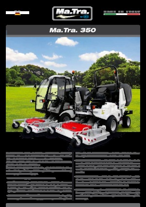 Véhicules communaux multi-usages à diesel diesel BCS MA.TRA 350