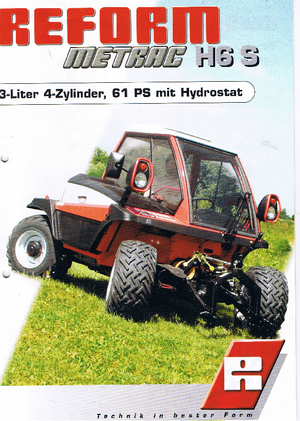 Véhicules communaux multi-usages à diesel diesel Reform Werke Metrac H 6 S