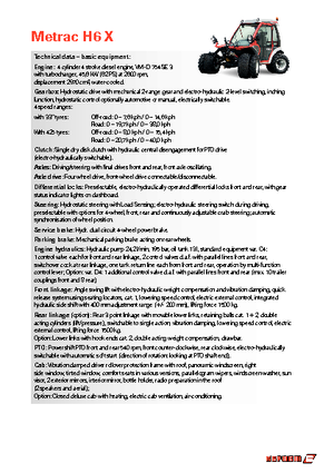 Véhicules communaux multi-usages à diesel diesel Reform Werke Metrac H 6 X