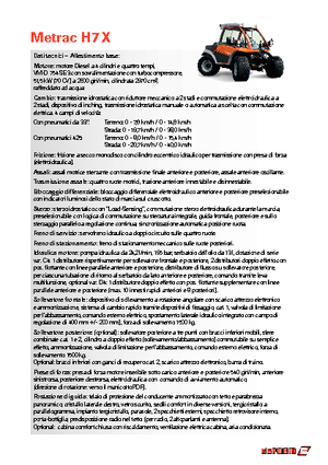Véhicules communaux multi-usages à diesel diesel Reform Werke Metrac H 7 X