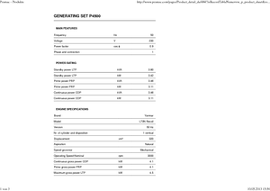 Groupes électrogènes à diesel PRAMAC Lifter P 4500 PF 322 SYA