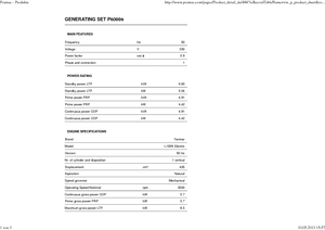 Groupes électrogènes à diesel PRAMAC Lifter P 6000s TYA