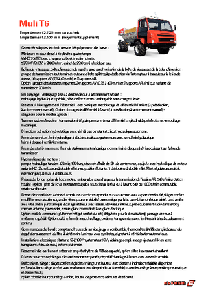 Véhicules communaux multi-usages à diesel diesel Reform Werke Muli T 6