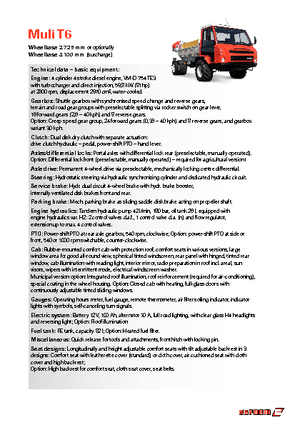 Véhicules communaux multi-usages à diesel diesel Reform Werke Muli T 6