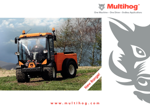 Véhicules communaux multi-usages à diesel diesel Multihog MXC 120