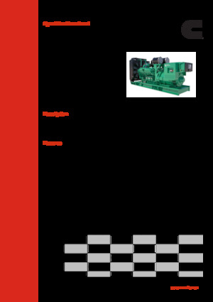 Groupes électrogènes à diesel Cummins C900D6B